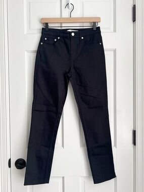 Thakoon Classic Black Straight-Leg Jeans Women's Size 2